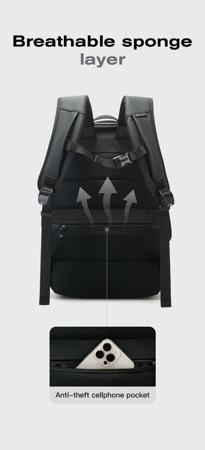 BANGE New Organized Waterproof Commuter Business School Backpack 8