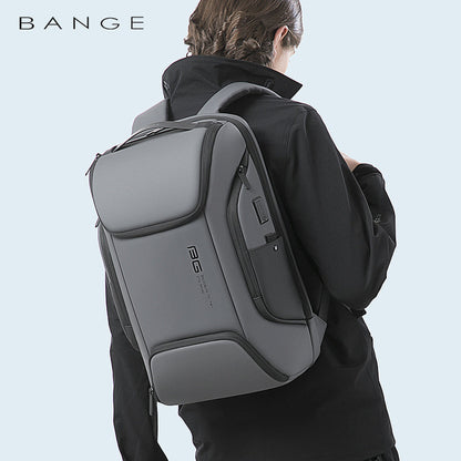 BANGE New USB Charging Port Fits 15.6 Inch Laptop Backpack for Men 6