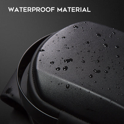 BANGE Sling Bag Waterproof Shell Crossbody Bag Backpack for Men with USB Charging Port 4