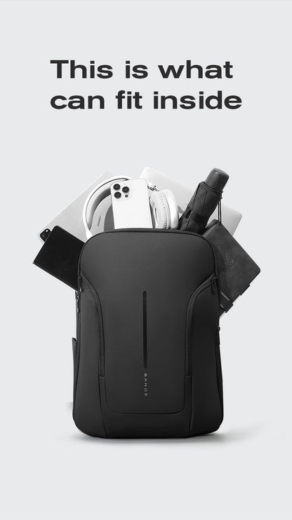 BANGE Stylish Waterproof Urban Commuter Laptop Backpack USB Port & 15.6-inch Laptop 7