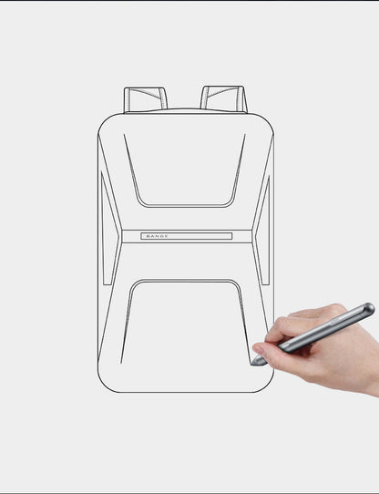 BANGE Waterproof Hardshell Backpack with TSA Lock for Business and Commuters 3