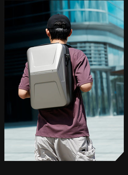 BANGE Waterproof Hardshell Backpack with TSA Lock for Business and Commuters 6