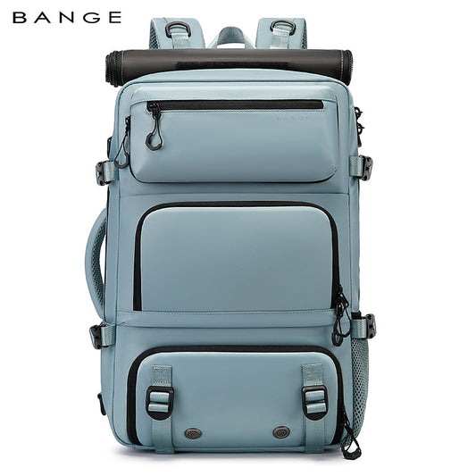 BANGE multifunctional travel backpack with removable anti-theft protection and shoe compartments 0