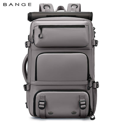 BANGE multifunctional travel backpack with removable anti-theft protection and shoe compartments 10