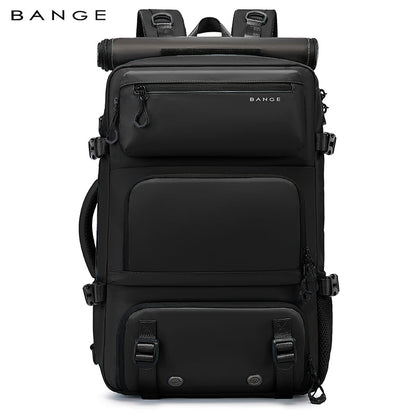 BANGE multifunctional travel backpack with removable anti-theft protection and shoe compartments 12