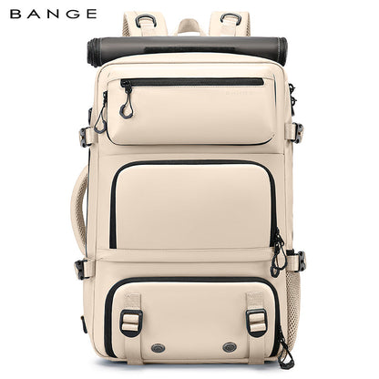 BANGE multifunctional travel backpack with removable anti-theft protection and shoe compartments 13