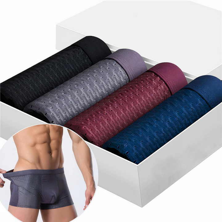 Bamboo men's boxer shorts (10 Set) - Daan 0
