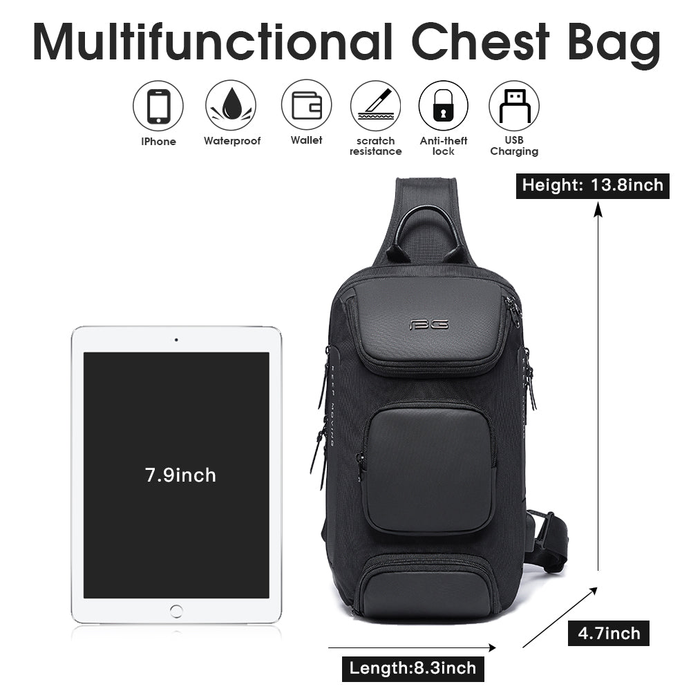 Bange Fashion Anti-Theft Sling Backpack for Men or Women 2