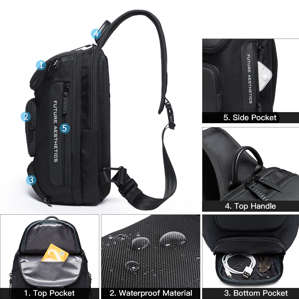 Bange Fashion Anti-Theft Sling Backpack for Men or Women 5