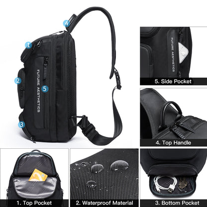 Bange Fashion Anti-Theft Sling Backpack for Men or Women 5
