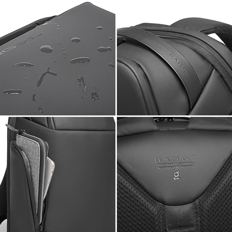 Bange New Arrival Fits 15.6 Inch Laptop Backpack Waterproof Business Backpack 4