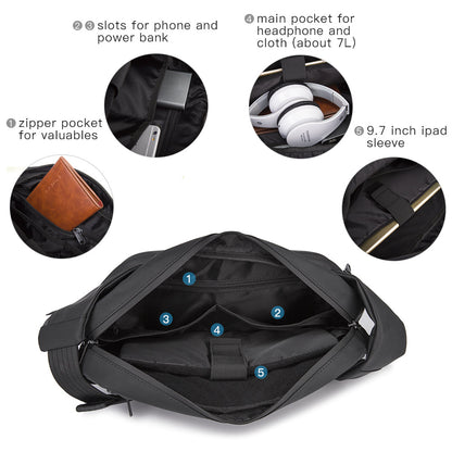 Bange New Sling Bag, Waterproof Travel Crossbody for Men 3