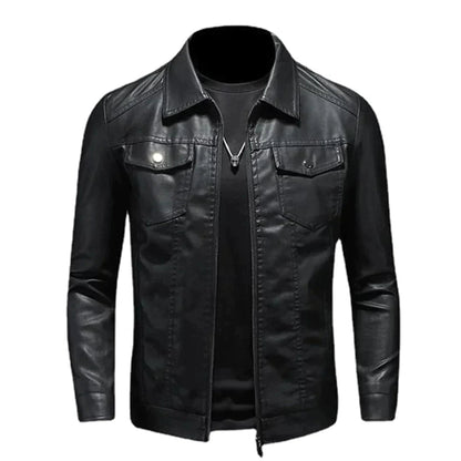 Bernardo | Men's Classic Motorcycle Jacket | Black 0