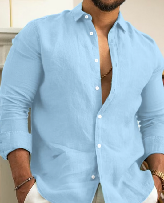 ELIJAH | Classic Men's Button-Up Shirt-1