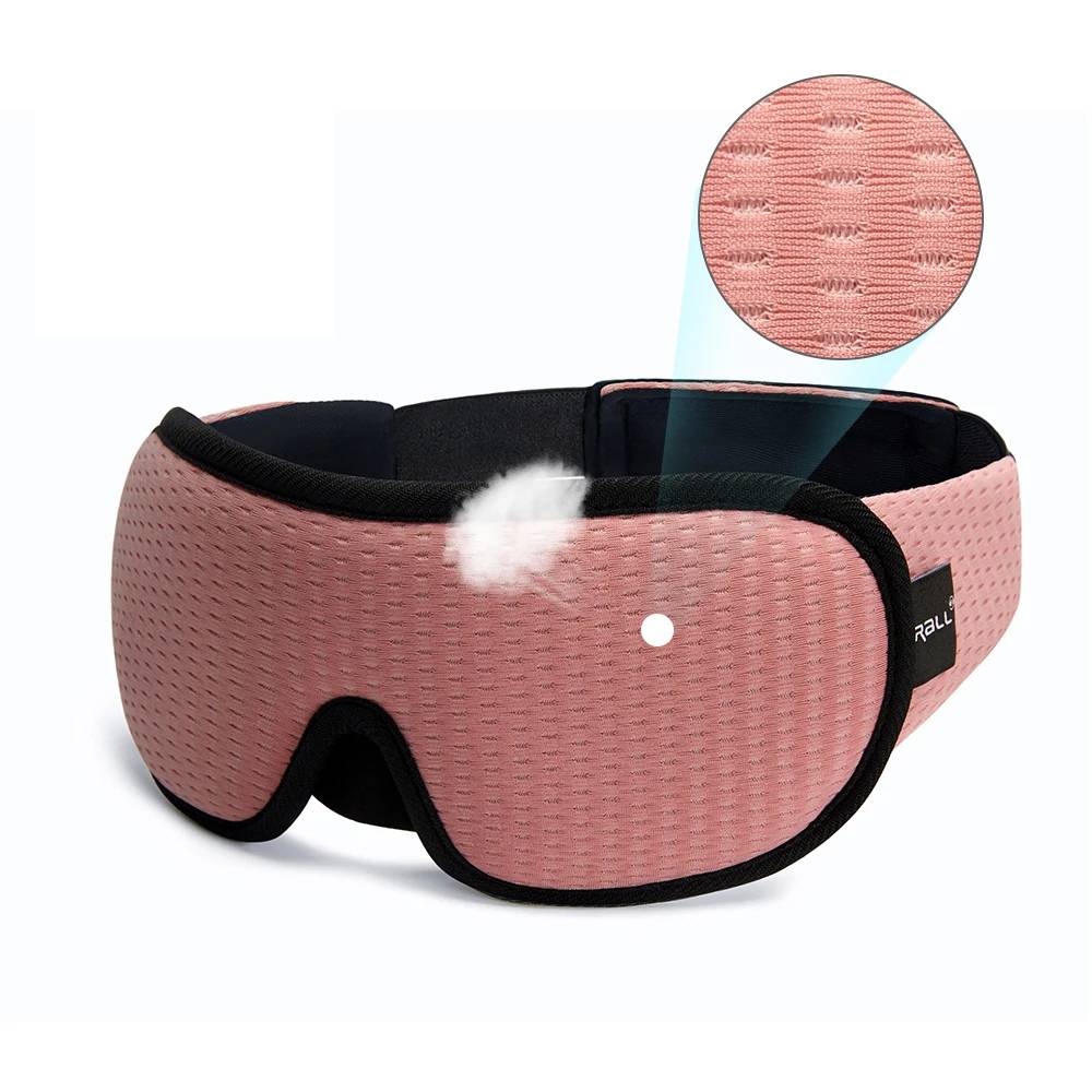 3D Contoured Memory Foam Sleep Mask - Best Eye Mask for Complete Darkness-5