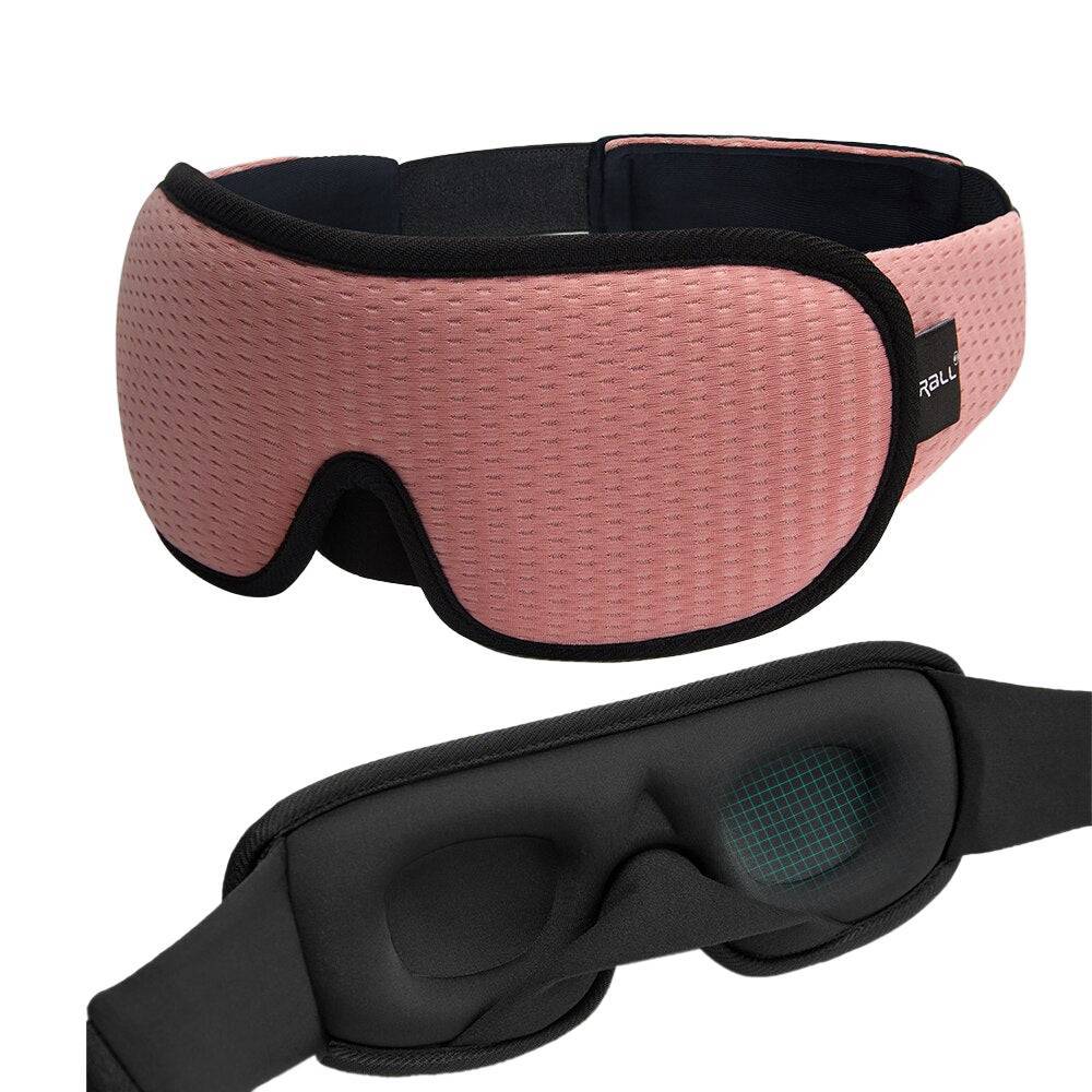3D Contoured Memory Foam Sleep Mask - Best Eye Mask for Complete Darkness-3