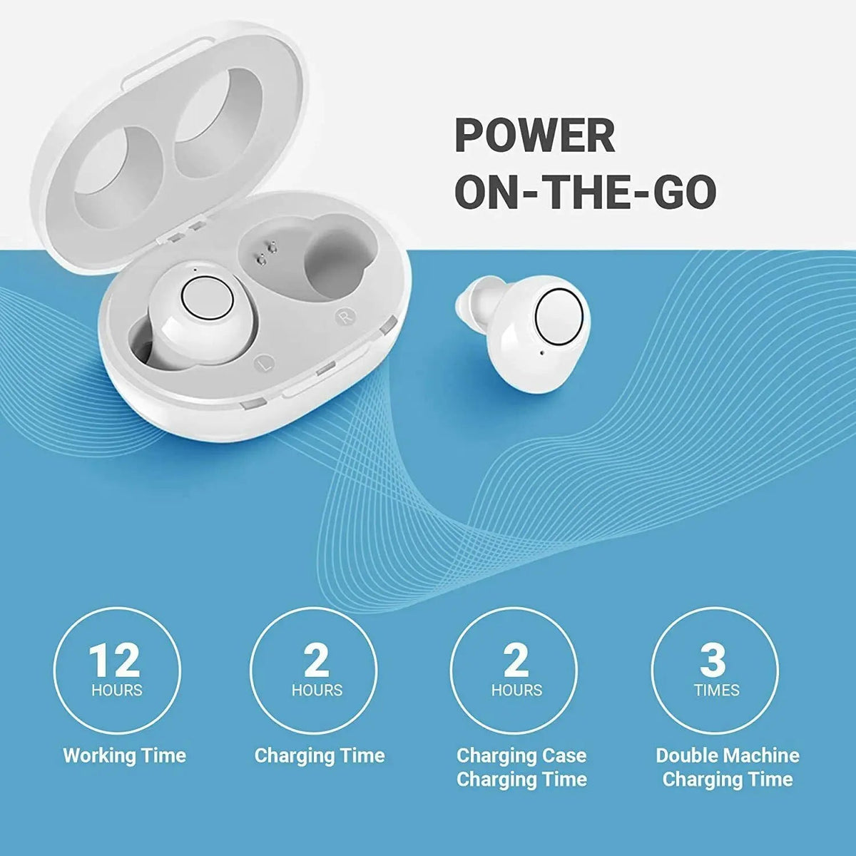 Bluetooth Hearing Aids with App Control – Rechargeable, Compact Design for Enhanced Sound Clarity and Multiple Listening Modes 2