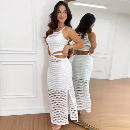  Breezy Chic: HAZEL Airy Mesh Summer Dress-1