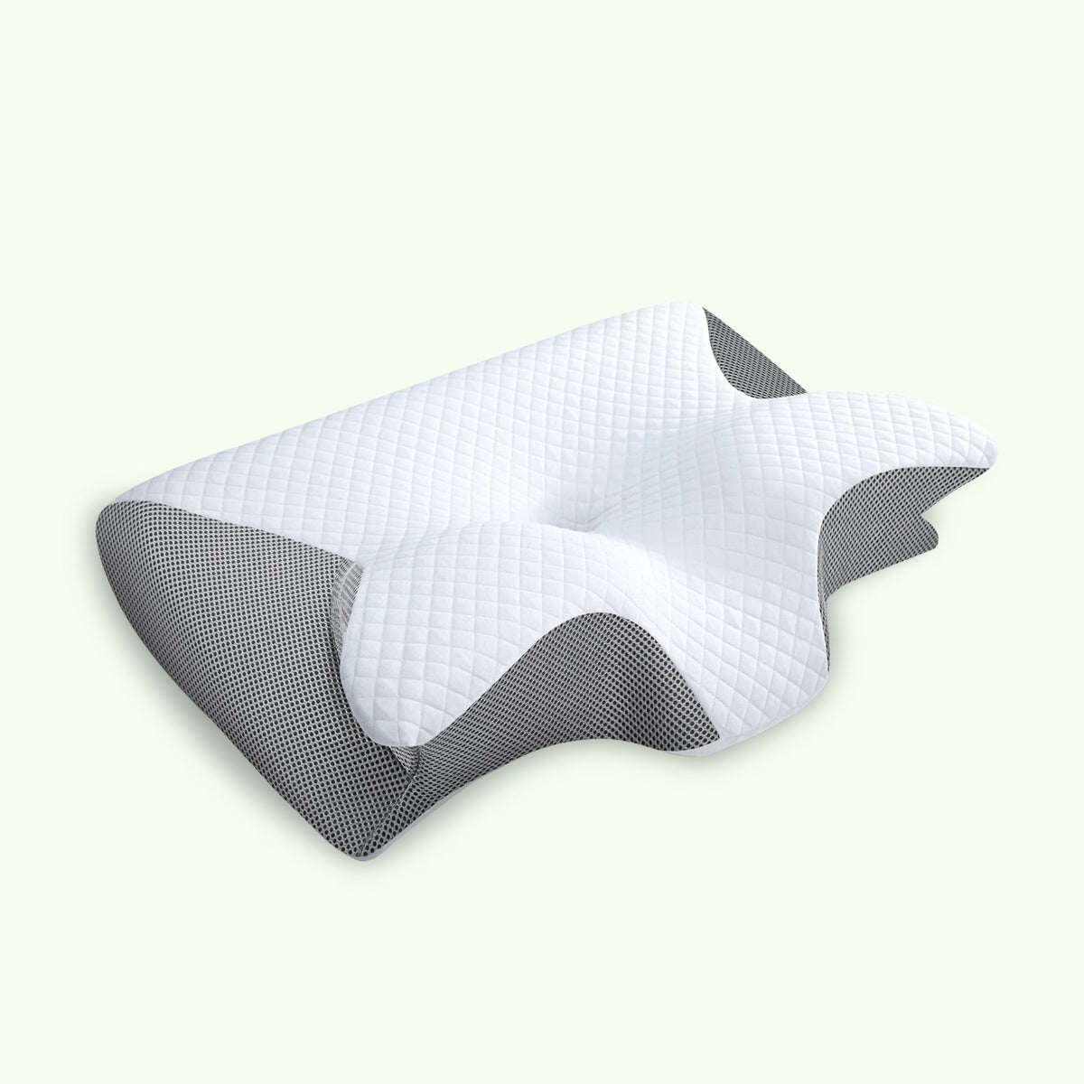 Butterfly Memory Foam Neck Pillow with Armrests for Side & Back Sleepers 0