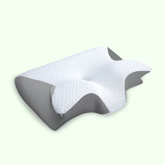 Butterfly Memory Foam Neck Pillow with Armrests for Side & Back Sleepers 0