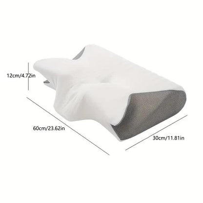 Butterfly Memory Foam Neck Pillow with Armrests for Side & Back Sleepers 7