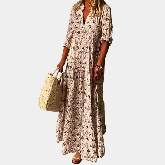  Elora | Stylish and Comfortable Spring Maxi Dress-1
