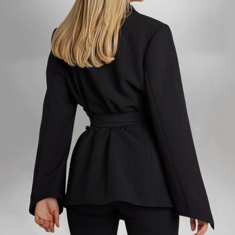 Shanna | Women's Blazer with Belt for a Chic Look-3