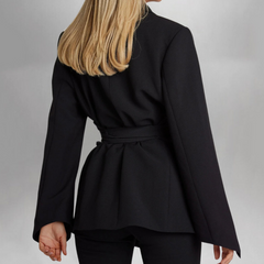 Shanna | Women's Blazer with Belt for a Chic Look-3