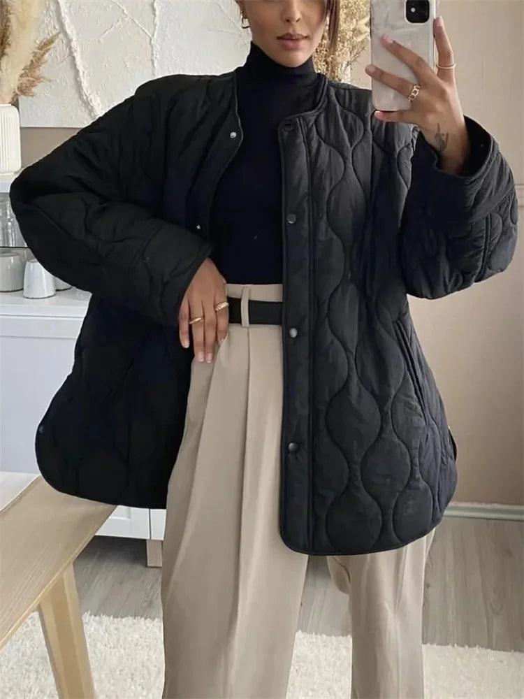 CAROLA | Casual Loose Winterjacket Women 1
