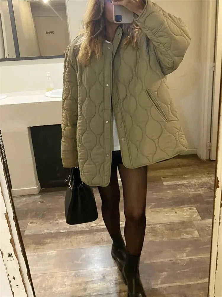 CAROLA | Casual Loose Winterjacket Women 2