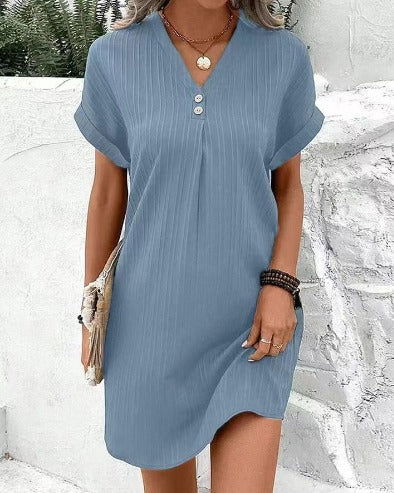  Candice | Stunning V-Neck Elegance Dress-5