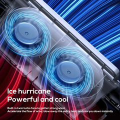 Car Headrest Cooling Air Fan – 3-Speed Adjustable Rear Seat Air Circulator 3