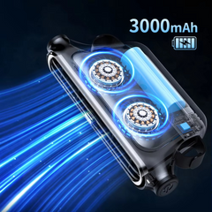 Car Headrest Cooling Fan 3 Speeds Adjustable Electric Car Seat Fan 5V/2A Car Rear Backrest Fan Car Interior Accessories 3