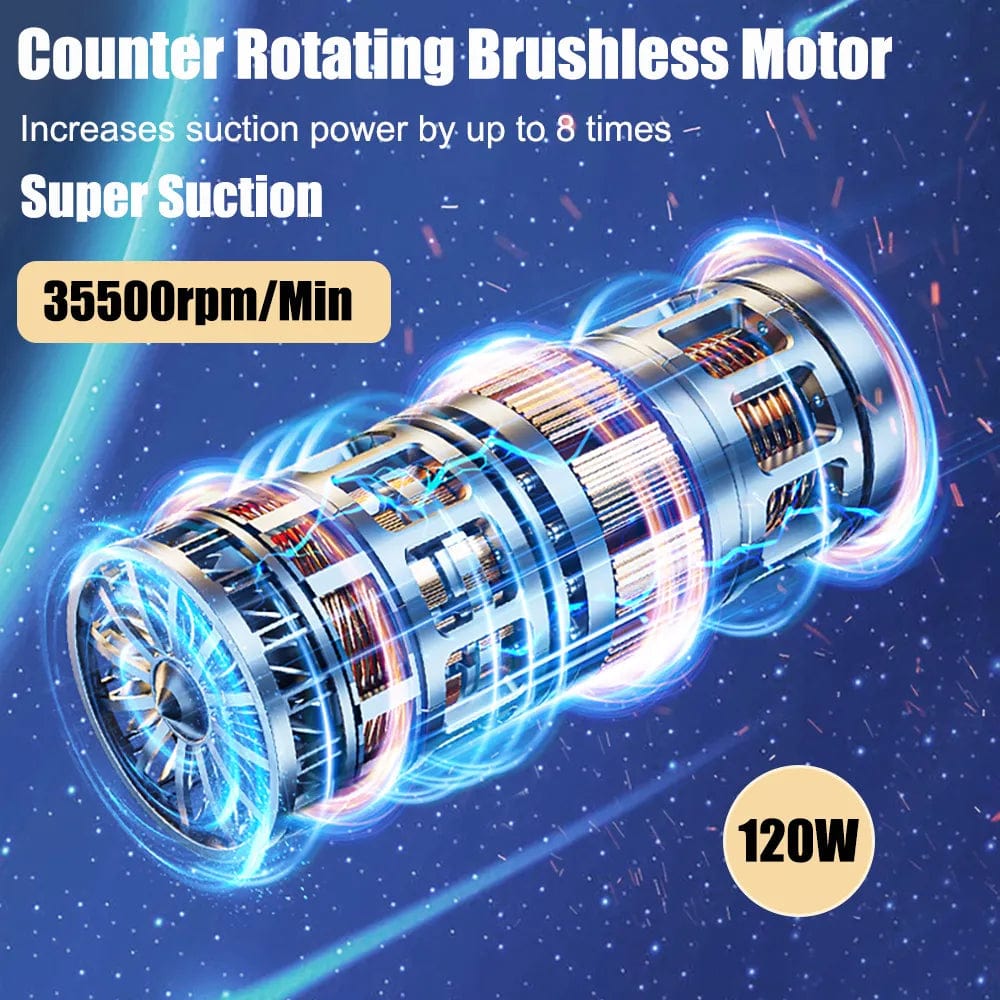 Car Vacuum Cleaner - Powerful and Compact Car Vac for Quick Cleaning 7