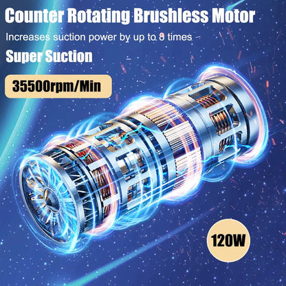 Car Vacuum Cleaner - Powerful and Compact Car Vac for Quick Cleaning 7