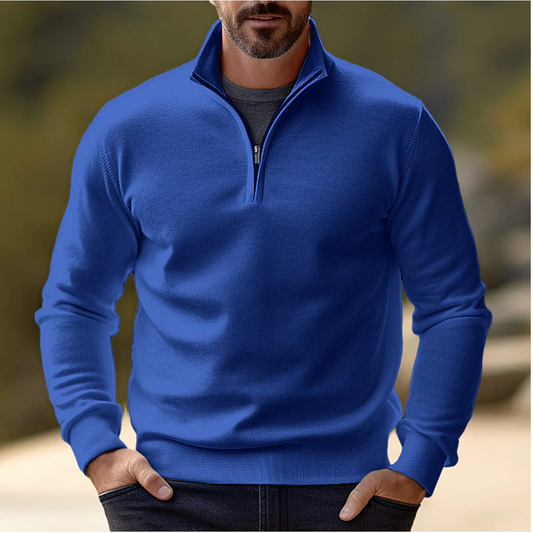 Casual Half-Zip Sweater | Soft Knit, Breathable, Ideal for Layering 0