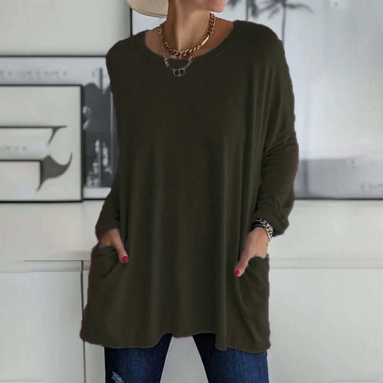 Casual Oversized Sweater for Women | Round Neck 3