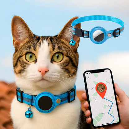 Cat GPS Tracker Collar | Quick Release Closure, Reflective Design & Durable for Outdoor Safety Adventures 10