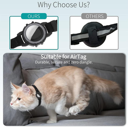 Cat GPS Tracker Collar | Quick Release Closure, Reflective Design & Durable for Outdoor Safety Adventures 4