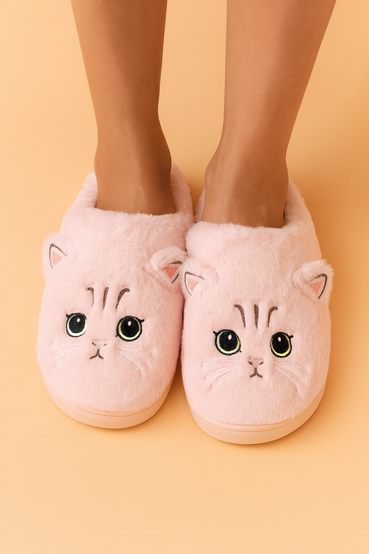 Cat Slippers | Comfortable Non-Slip Home Slippers 0