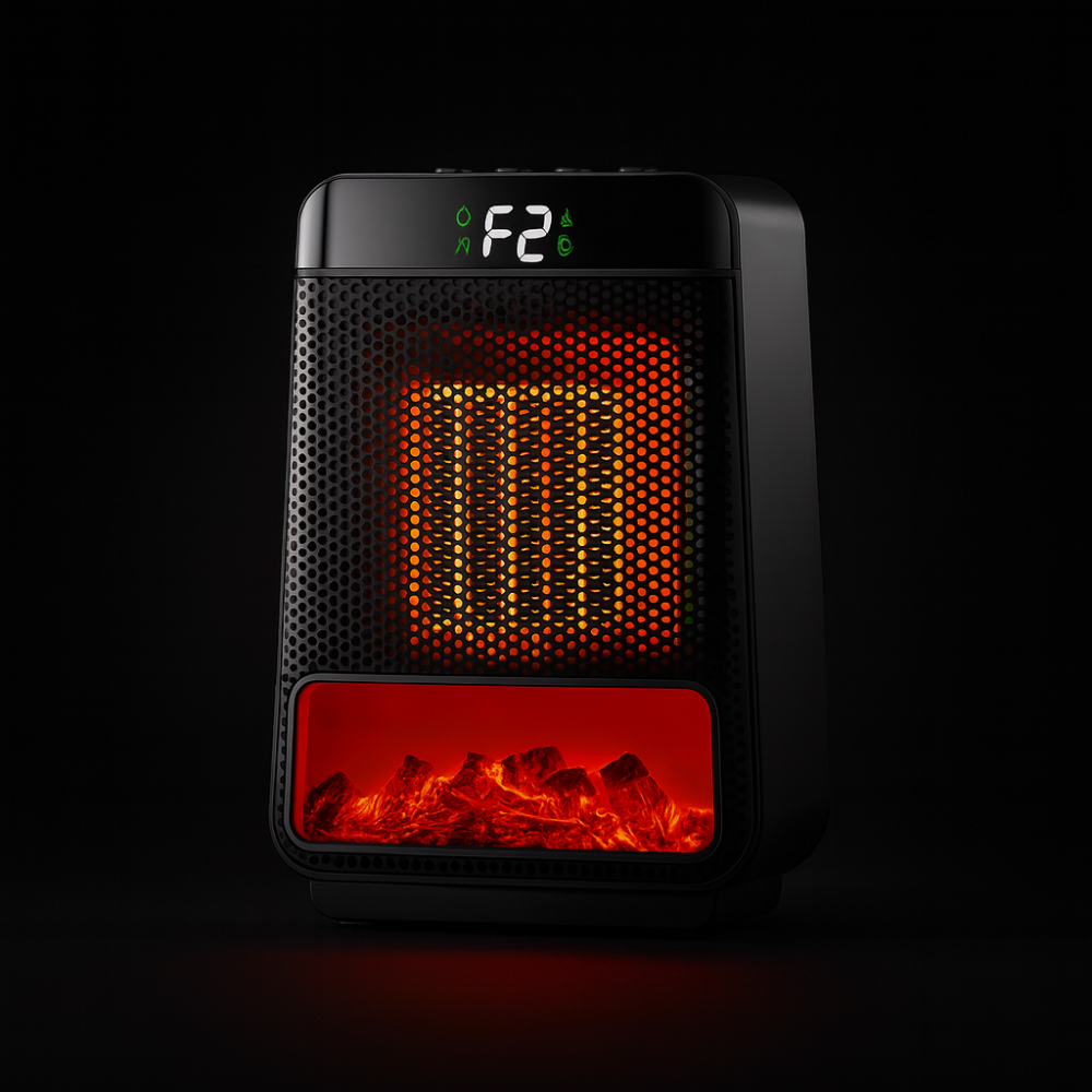 Ceramica | Adjustable Portable Electric Space Heater with Thermostat Control 2