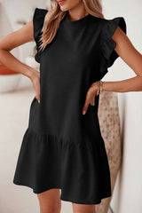  Chic Round Neck Shift Dress for Effortless Style-1