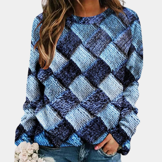 Colorful knitted sweater for women | Casual 0
