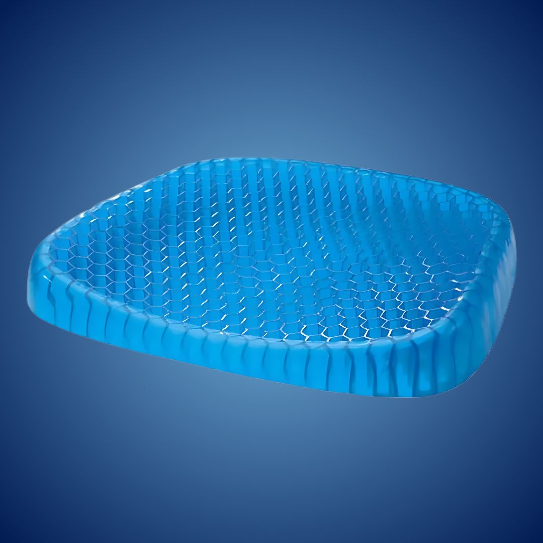 ComfortGel Orthopedic Gel Seat Cushion | Pressure Relief - Tailbone Pain - Lower Back Support - For Office Chair - Car - Wheelchair Use 2