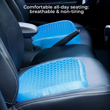 ComfortGel Orthopedic Gel Seat Cushion | Pressure Relief - Tailbone Pain - Lower Back Support - For Office Chair - Car - Wheelchair Use 5