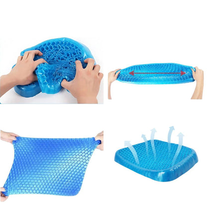 ComfortGel Orthopedic Gel Seat Cushion | Pressure Relief - Tailbone Pain - Lower Back Support - For Office Chair - Car - Wheelchair Use 7