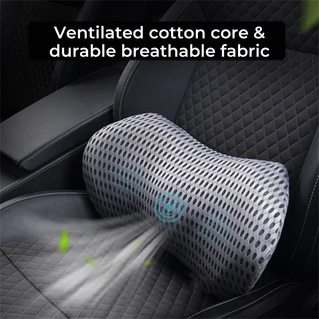 ComfortWave Lumbar Support Cushion | for Lower Back Pain Relief - Ergonomic Design for Office - Driving and Home Use 7