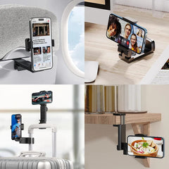 Comfortable telephone holder for hands -free view - portable telephone stand compatible with all telephone sizes 3