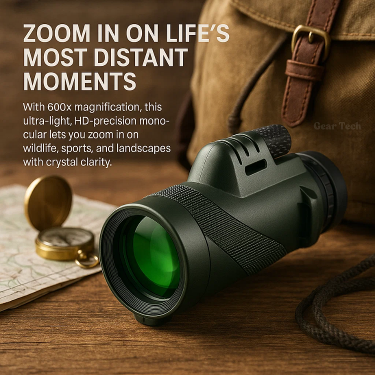 Compact 600x Ultra-Zoom Monocular | HD Lens, Lightweight & Perfect for Hiking, Birdwatching, and Sports Events 6
