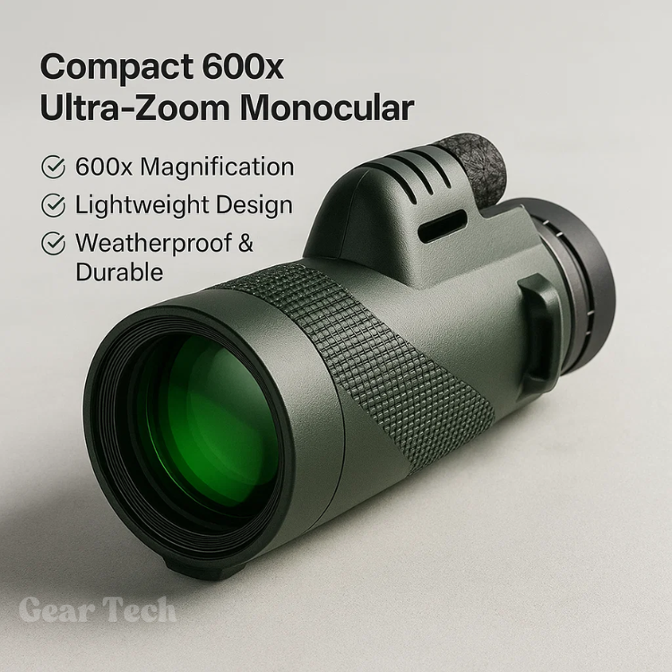 Compact 600x Ultra-Zoom Monocular | HD Lens, Lightweight & Perfect for Hiking, Birdwatching, and Sports Events 7